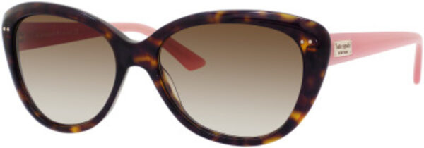 Angelique/S Sunglasses Tortoise Blush with Brown Gradient Lenses