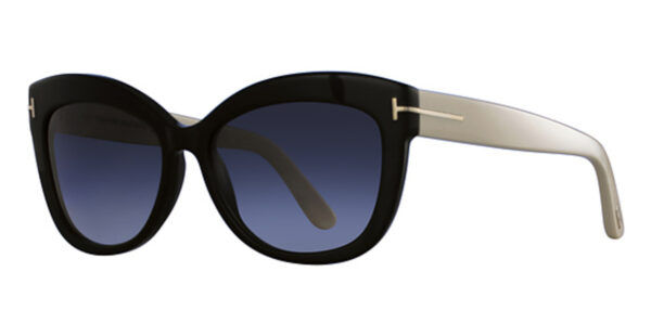 FT 0524 Sunglasses Black/Ivory