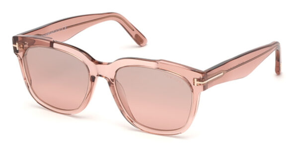 FT 0714 Sunglasses shiny pink / gradient or mirror violet