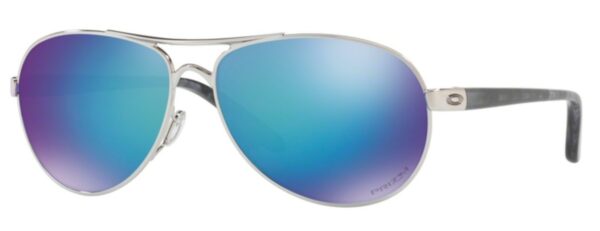 Feedback OO 4079 Sunglasses 33 Polished Chrome / Prizm Sapphire Polar