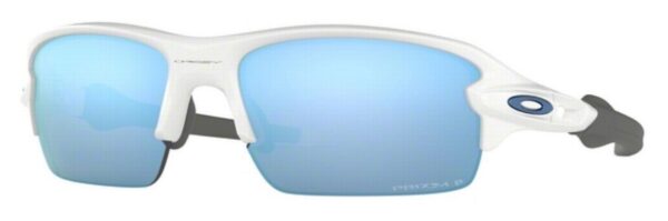 Flak XS Junior OJ 9005 Sunglasses Polished White / prizm deep h2o polar