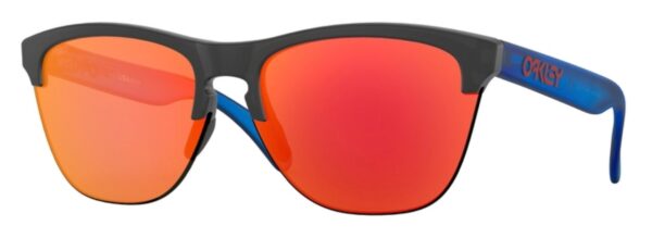 Frogskins Lite OO 9374 Sunglasses Matte Black Ink / prizm ruby