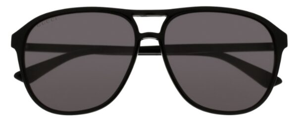 GG 0016S Sunglasses Black with Polarized Grey Lenses