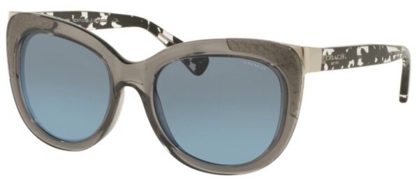 HC 8171 L152 Sunglasses DK GRY CRYS/BLK CRYSTAL MOSAIC w/ Blue Grey Gradient Lenses