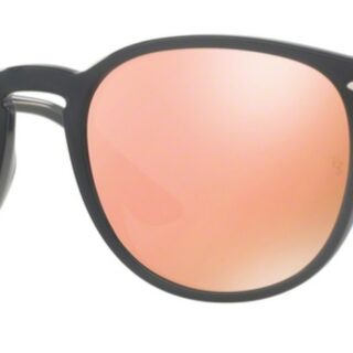 RB 4259F Sunglasses Shiny Opal Grey with Orange Flash Orange Lenses