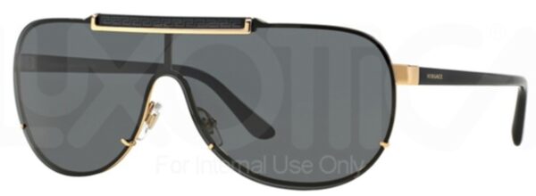 VE 2140 Sunglasses Gold w/ Gray Lenses