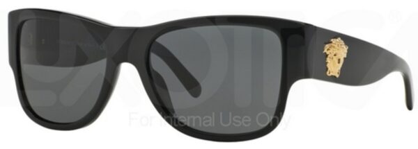 VE 4275 Sunglasses Black w/ Gray Lenses GB1/87